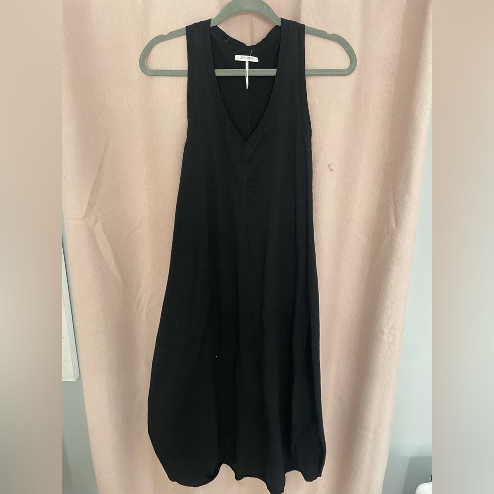 Black summer beach dress